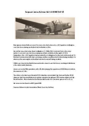 A preview of a PDF biography for Bell, James Bulman
